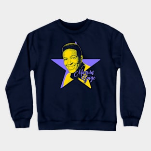 Marvin Gaye Star Neon Purple Crewneck Sweatshirt